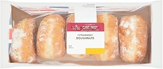 Morrisons Cake Shop Strawberry Jam Doughnuts 5 Pack