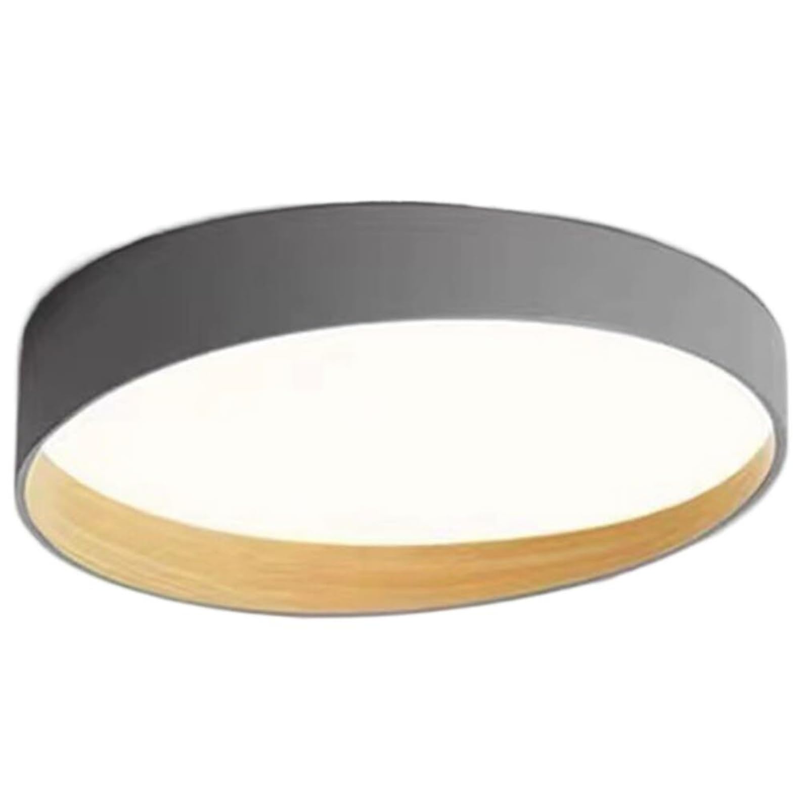 LAMARRA Matte Black Semi-Flush Mount Ceiling Light Fixture