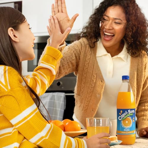 Capri-Sun Double Strength Orange Squash (1 Litre) - No Added Sugar - Made with Real Fruit Juice - No Artificial Flavours or Colours