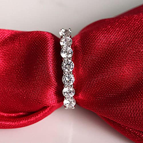 image for iLH Clearance Rings,Women Fashion Zircon Diamond Personalized Princess