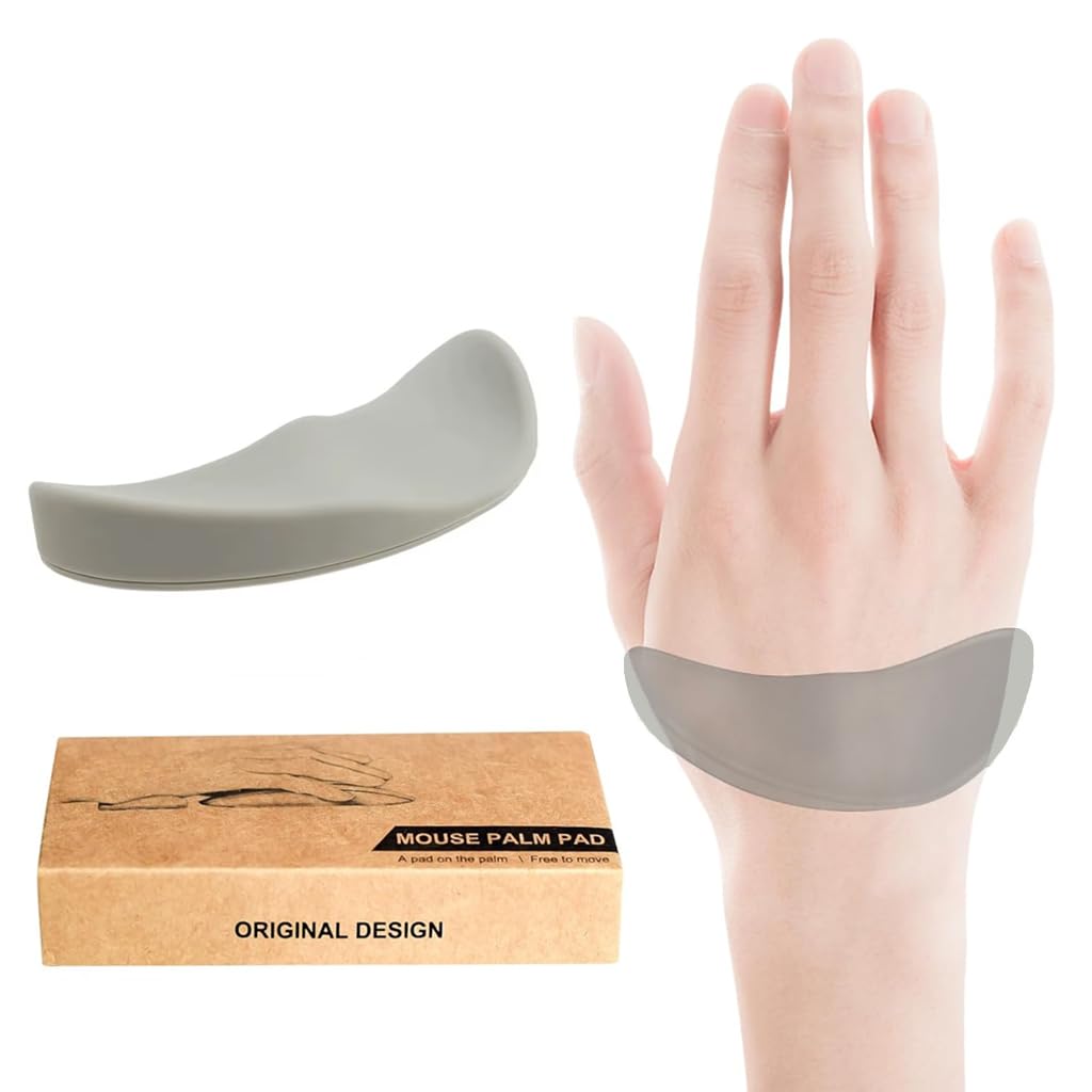 Gaming Mouse Wrist Rest Pad – Ergonomic Right-Hand Support with Soft Silicone Top, ABS Base & Natural Tilt for Office/PC Use, Pain-Relief Palm Cushion-image-32