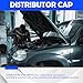 OXCANO 8233 Car Ignition Distributor Cap and Rotor Kit Compatible with Ford Bronco Mustang F150 F250 F350 E150 E25, Chevrolet Suburban C1500 C2500 C3500 GMC K1500