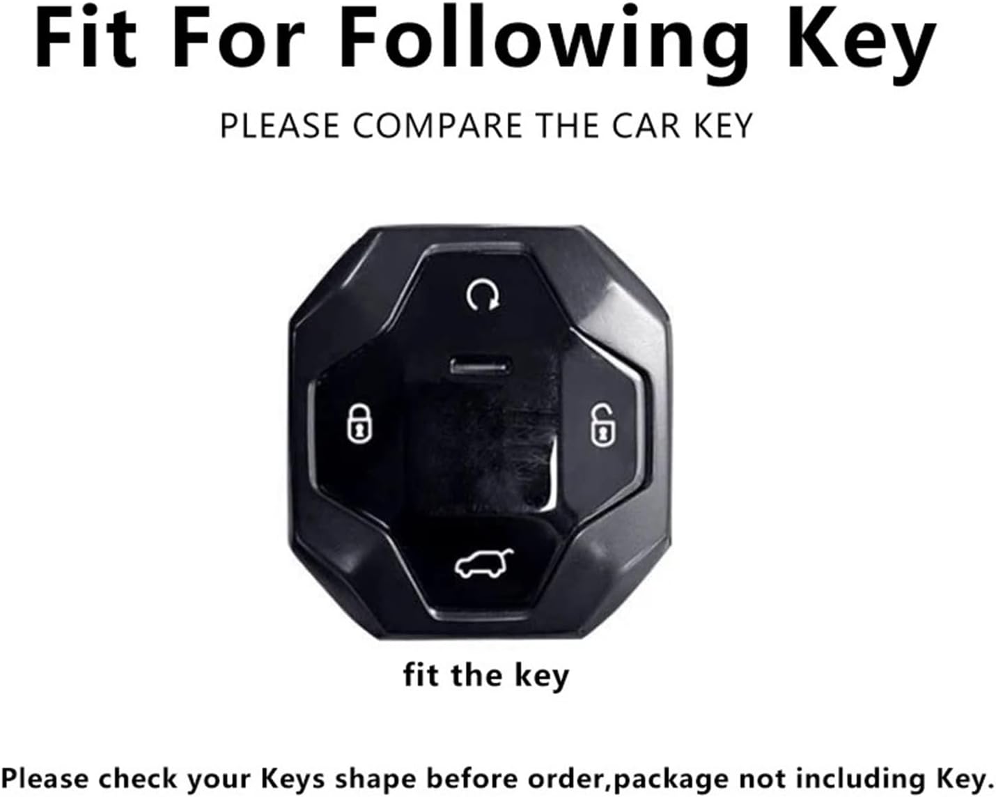 Car Key Case Fit for Jetour T2 Traveler Traveller Pro 2023 2024 Remote Cover Shell Keychain Holder Fob Interior Accessories(Style1 Black)