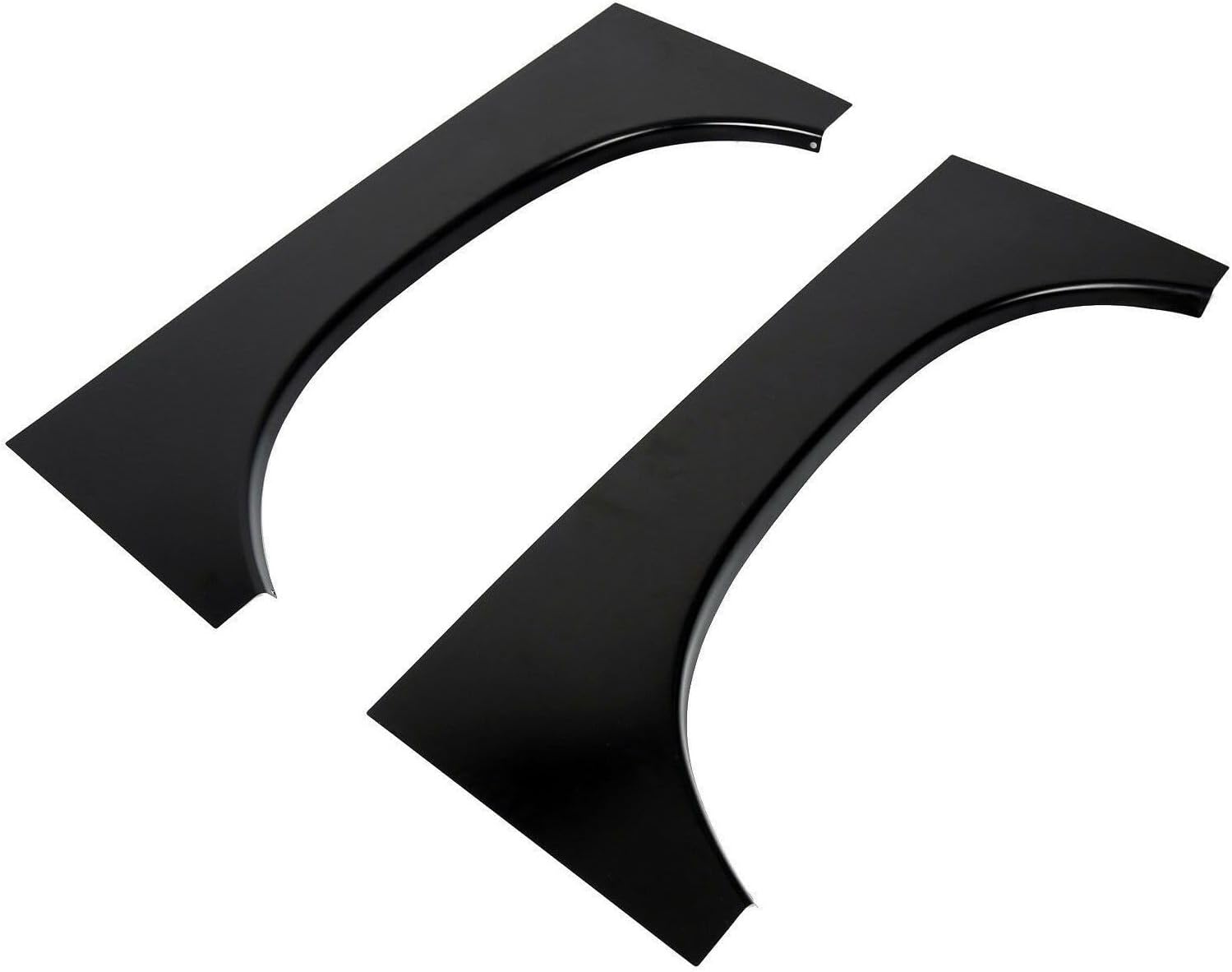 2pcs Quarter Panel Repair Quarter Panel Patch Set Rear Left Driver and Right Passenger Upper Side Steel Black Powder Coated for Dodge for Ram 1500 2002-2008 for Ram 2500/3500 2003-2009