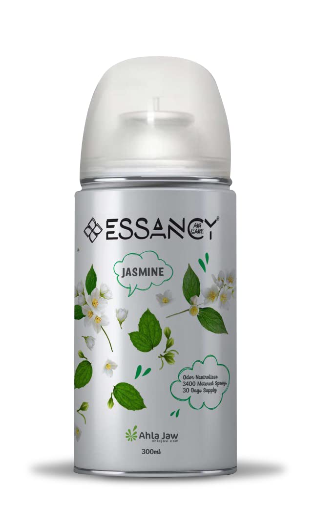Ahla Jaw Jasmine Aroma Aerosol - 300ml | Genuine floral fragrance for clean and welcome environments, ideal for home and business use