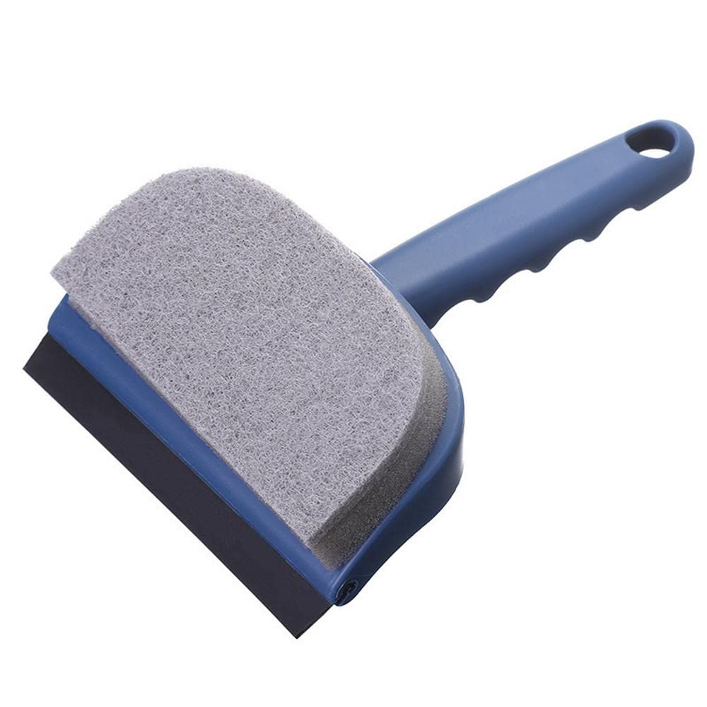 Mockery 2 in 1 Double Sided Glass Cleaning Brush Soft Rubber Glass Wiper Portable Window Rubber Cleaner Sponge Brush Dual Purpose Wipers Plastic Cleaning Tool, Automobile Glass Wiper (Blue) (B0BK43P4H6) Amazon Price History, Amazon Price Tracker