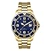 Produktbild ICE-WATCH - ICE steel Gold blue - Gold Herrenuhr mit Metallarmband - 017326 (Extra large)