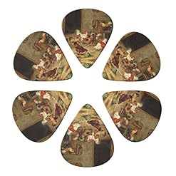 Ensemble de 6 médiators de guitare Farm Chickens pour guitare acoustique, guitare électrique, basse, ukulélé – fin… - Les Beatles, Paul McCartney, John Lennon, RIngo Starr, George Harrison Ensemble de 6 médiators de guitare Farm Chickens pour guitare acoustique, guitare électrique, basse, ukulélé - fin… – Image 4