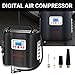 AUTOGEN Double Cylinder Air Compressor Tire Inflator 12V Heavy Duty Air Pump for Car Tires 150PSI Tire Inflator with Digital Pressure Gauge for Car, Truck, RV, Bicycle and Other Inflatabls