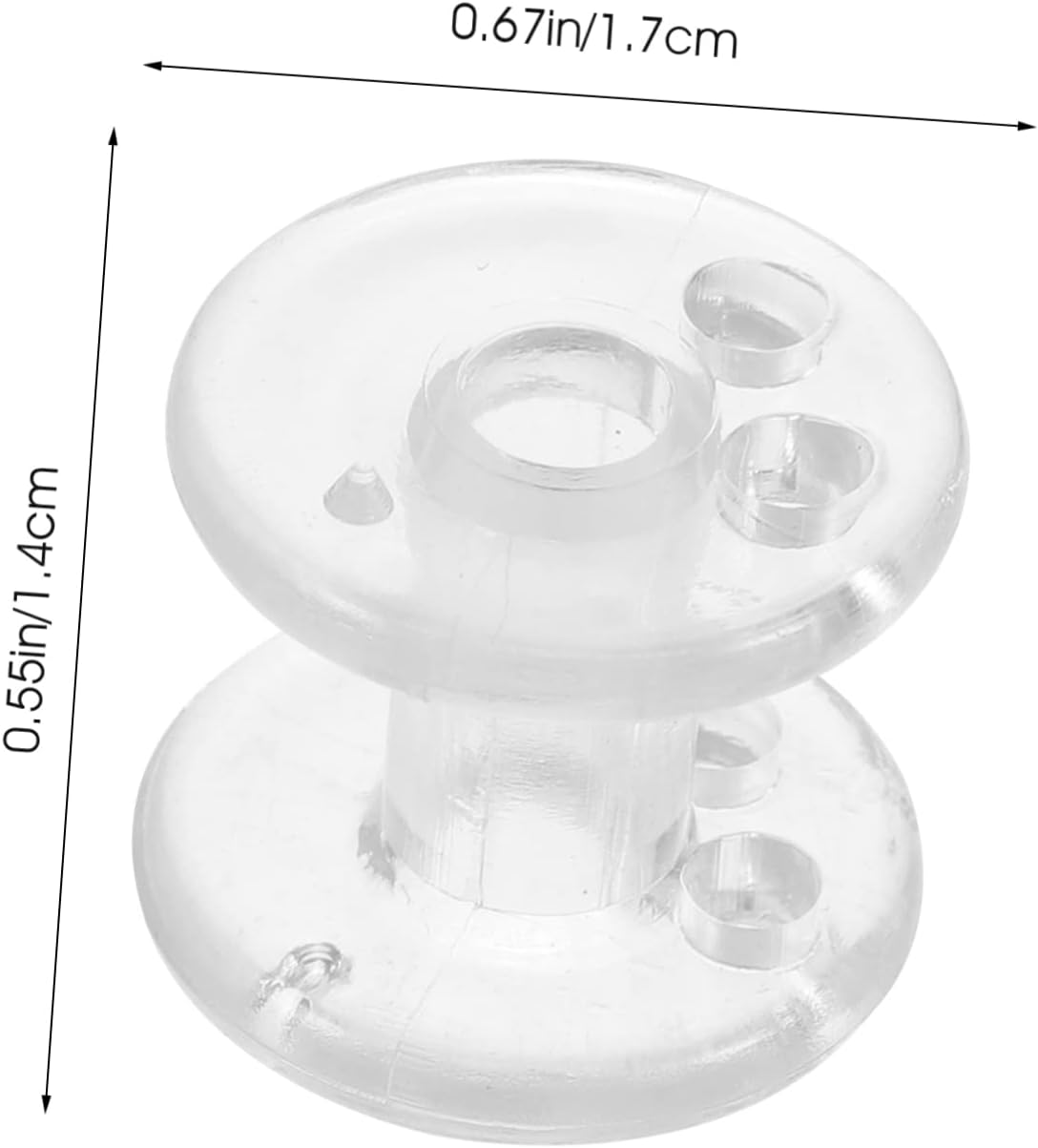 PRETYZOOM 20pcs Curtain Reel Spool Blinds Window Spools for Curtain Curtains Roller Hold Downs Spool Window Curtain Cord Spools Curtain Parts Window Covering Hardwares Plastic Transparent