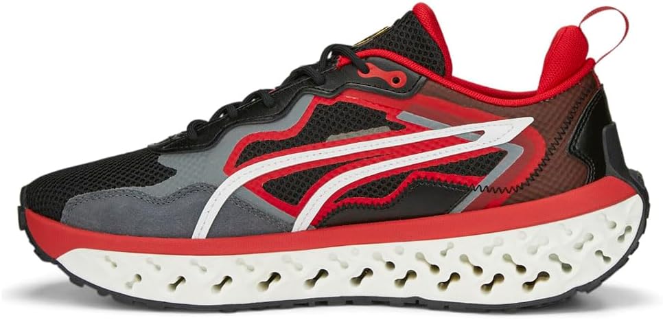 PUMA Mens Scuderia Ferrari Xetic Sculpt Lace Up Sneakers Shoes Casual - Black