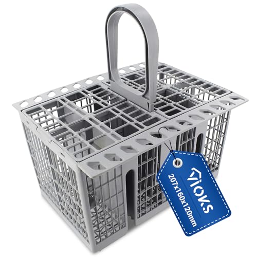 VIOKS Lavavajillas cubertería 3 piezas repuesto para Whirlpоol Bаuknеcht 488000386607 Indesit Hotpoint C00386607 Bandeja para cubiertos para cesta inferior – Cesta para cubiertos lavavajillas y cestas