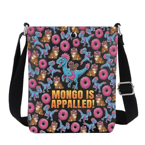 KEYCHIN Princess Donut And Mongo Crossbody Bag Mongo Is Appalled Gifts Donut Cat And Mongo Gifts Book Inspired Shoulder Bag