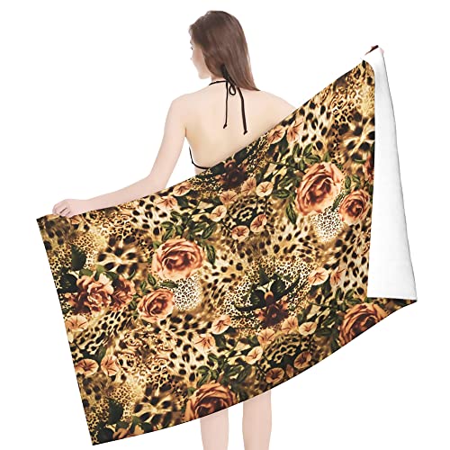 Lianmei Beach Towels,Luxury Bath Towels 70 X 35In Quick Drying Absorbent Soft Beach Towel, With Printed Pattern For Swimming, Bath, Color Onesize #TOP2