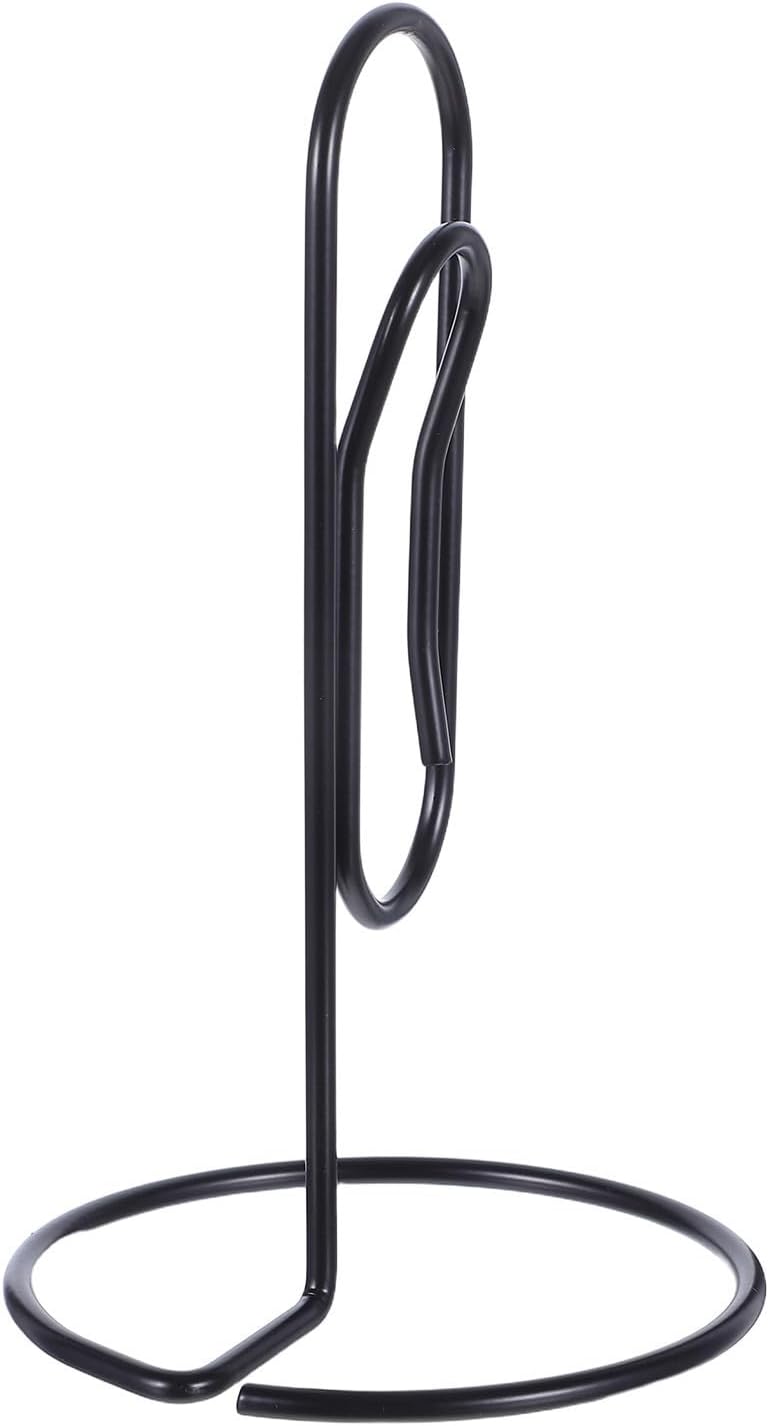 Black Metal Memo Clip Holder for Desk, 5.12 Inch Organizer