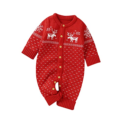 Mamelucos de bebé recién nacido suéter de punto mono niñas niños ropa de bebé unisex de manga larga Cover
