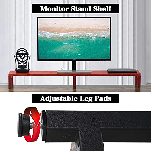 Computer Desk With Monitor Shelf Keyboard Tray And Bookshelf 46" Modern Small Desk Table Study Working Table Gaming Table With Cpu Stand For Home Office #TOP4