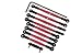 Traxxas 1/16 Mini E-Revo, Mini Summit Upgrade Parts Aluminum Completed Tie Rod - 9 Pcs Red