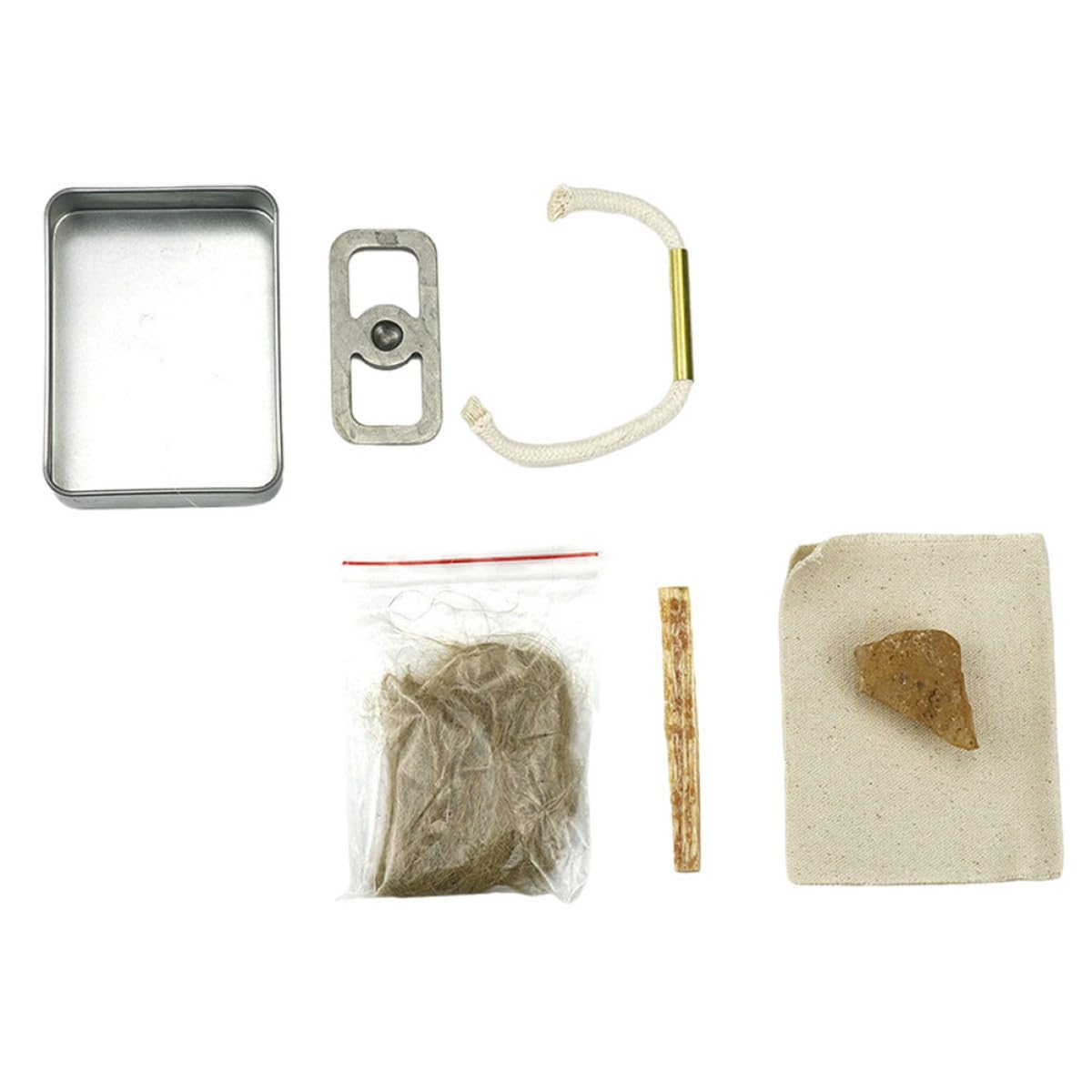 Kit de Cuerda de Fuego de Algodón para Supervivencia y Barbacoa al Aire Libre, Encendido Instantáneo, Adecuado para Camping y Principiantes, 1 Set