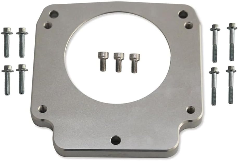 LS Throttle Body Adapter 551513 Compatible With LS1 3 Bolt Intake Manifold To LS3 4 Bolt Throttle Body Compatible With DBC LM7 LR4 LQ4 LS6 L59 LQ9 LM4
