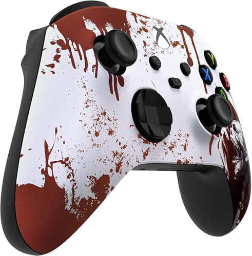 Custom Controllerzz Wireless Controller for Microsoft Xbox Series X/S & Xbox One - Custom Soft Touch Feel - Custom Series X/S Controller (X/S Bloody Zombie) - 2