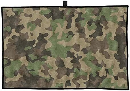 XIKEWL Soft Microfiber Golf Towel Army Camo Breathable Chilly Towel - For Yoga, Sport, Running, Gym, Workout,Camping, Fitness, Workout & More Activities