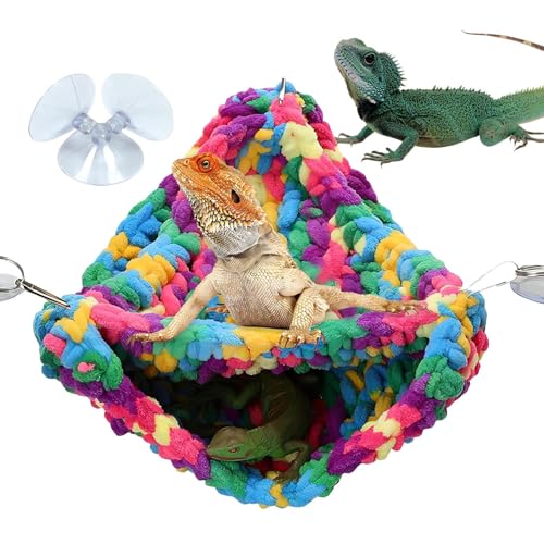 Ropa de cama de terrario tejida para el descanso de reptiles 2