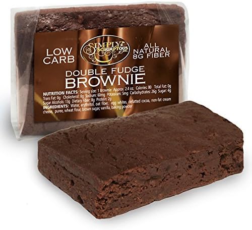 Simply Scrumptous Low Carb Fat Free Double Fudge Brownies