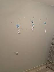 Adesivi Da Parete Animali Acquerello - Decorazione Camera Bambini, Volpe, Facili Da Applicare - Foto 10