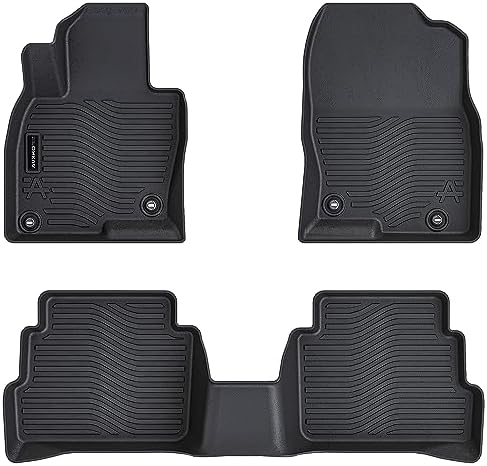 Tapis De Sol Caoutchouc OMAC Pour Mazda CX-30 2019-2025 - 4 Pièces Noir, Imperméables Antidérapants