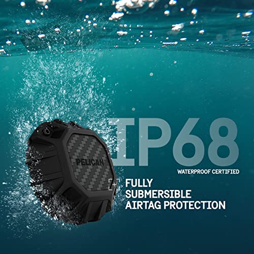 Pelican Marine 4-Pack Apple AirTag Holder Waterproof IP68 | Air Tag Case w/ 3M Adhesive Sticker |Shockproof AirTag Cover | Hidden AirTag Holder Stick On Mount for Travel Luggage Bike Car Remote |Black by Pelican - Used condition - Image 2