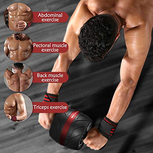 Roda abdominal HT-Direct – Exercício abdominal e central para exercícios abdominais – Gaint Ab Wheel