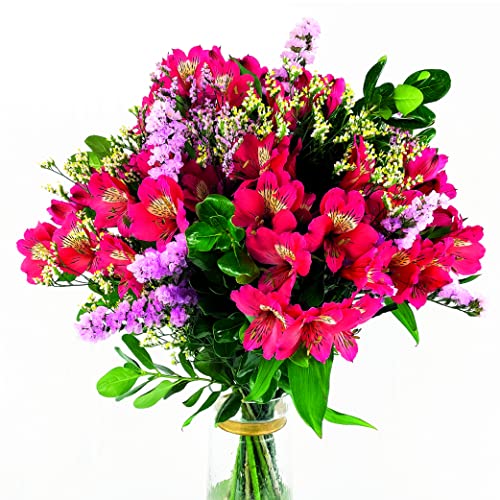 Fresh Flowers Every Day|Beautiful Mixed Bouquet|Awe Inspiring Shades of Red,Pink