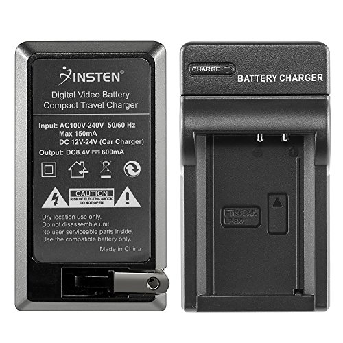Insten Compact Battery Charger Set for Canon LP-E10 Battery