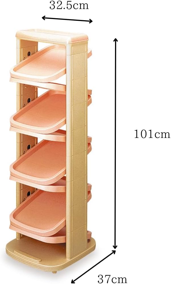 イセトウ(Isetou) Iseto Shoe Rack, Solder, 8 Tiers, Orange I-113-2