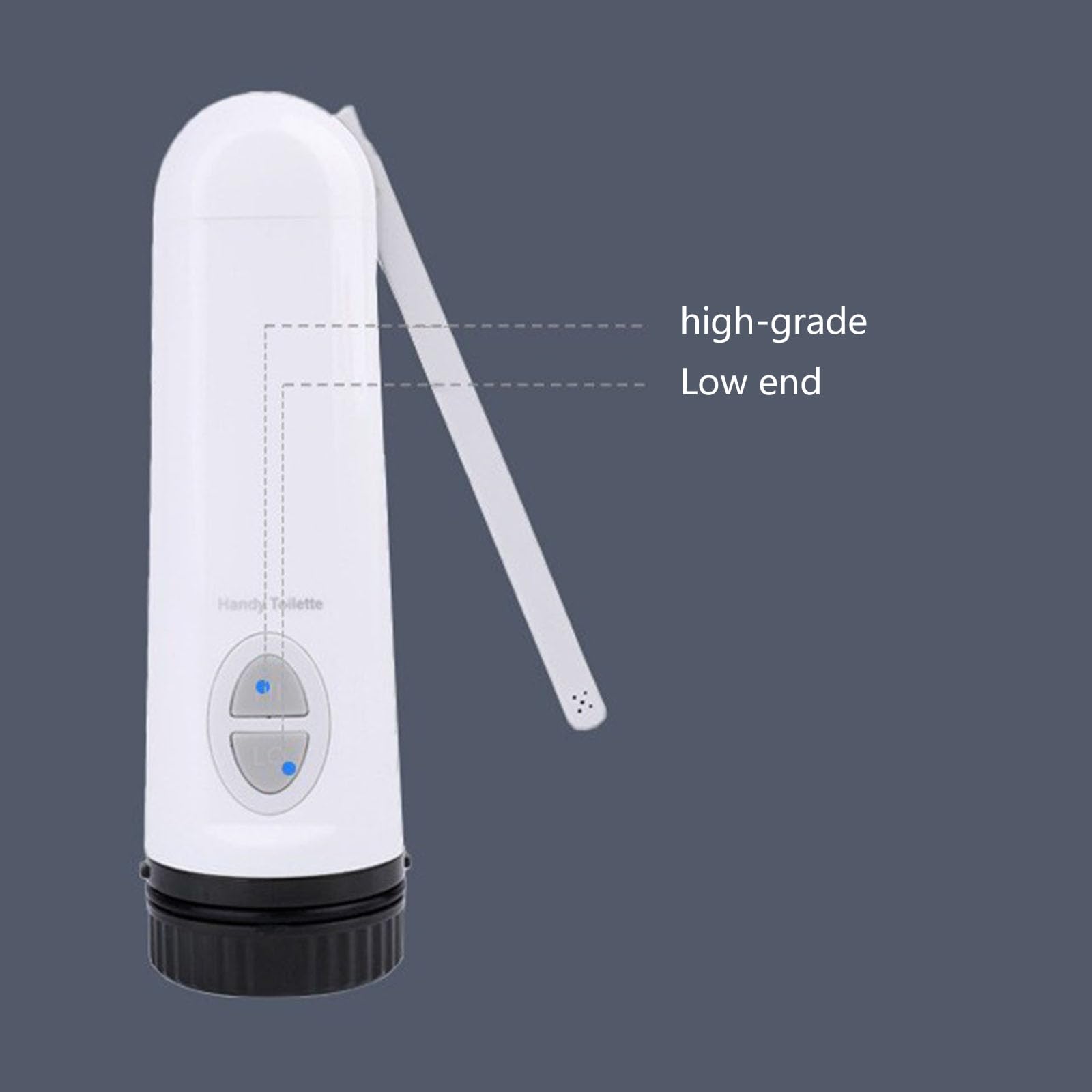 Bidet elettrico, attrezzatura di pulizia intima per viaggi, igiene elettrica di persone, ABS, spruzzatore a pressione dell'acqua regolabile, per donne
