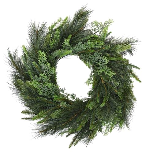 Weihnachtskranz 60 cm 31 VIVANNO Weihnachtskranz Tannenkranz Kunstkranz gemischt SERTO grün...