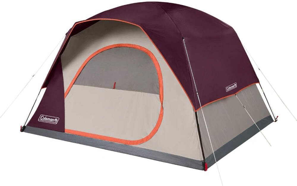 Coleman 6-Person Skydome™ Camping Tent - BlackBerry