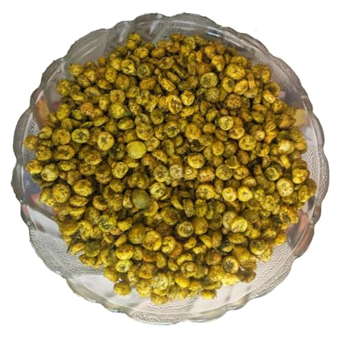 Image of Santushti Namkeen Coriander Chana Dal-200gm | Authentic Spicy Snack | Made in Groundnut Oil | Crispy Crunchy Indian Sev for Tea Time, Parties, Travel, Office and Everyday Snacking
