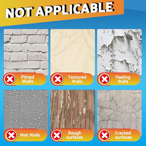 Loiion Wandschutzfolie Elektrostatisch, Spritzschutz Hund Wandschutz, Elefantenhaut Wandschutz, Statische Folie Wand, Schutzfolie Wand Transparent, Wandschutzs für Küche, Möbel, Büro, 40CM × 200CM