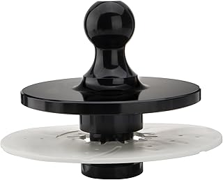 5th Wheel Gooseneck Hitch Adapter with 12" Fifth Wheel Lube Plate, Kingpin to 2-5/16''