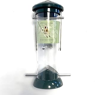 GREEN NIGER SEED x 1 ALL METAL WILD BIRD FEEDER BY MALTBYS' STORES 1904 LTD