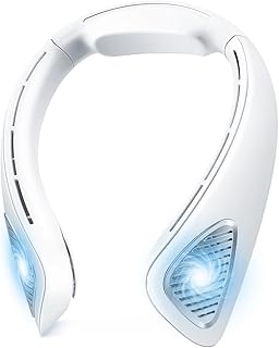 【2025年夏革新型】ネッククーラー 首掛け扇風機 羽なし 風量3段階調節 ネックファン 携帯扇風機 Type-C充電 3000mAh大容量 長時間連続使用 静音 軽量 両手解放 熱中症対策/高温対策/マスク蒸れ対策/花火大会/通勤通学/旅行/釣り/室外作業など (ホワイト)