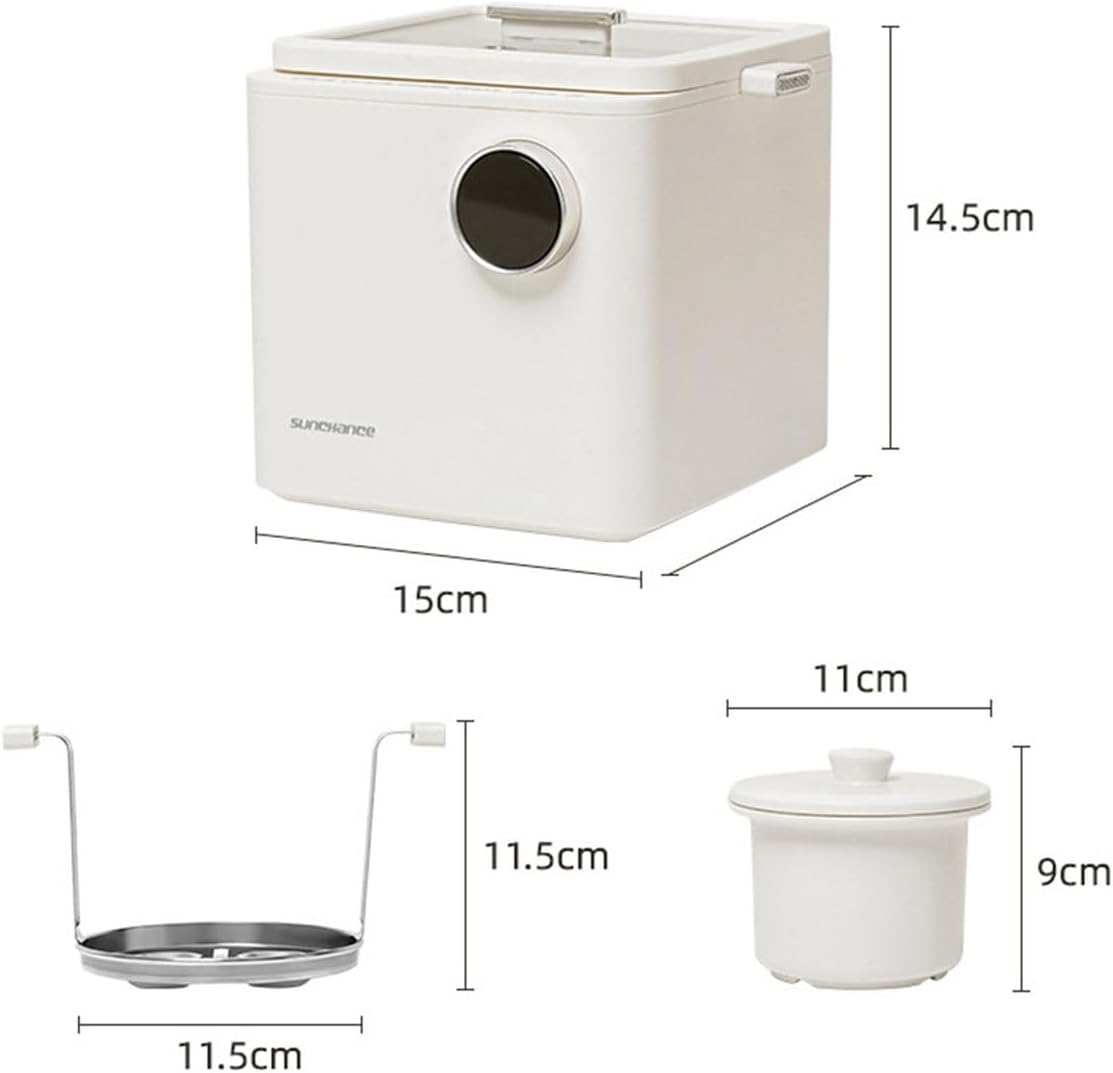 Electric Egg Boiler,Commercial Egg Cooker with 4 Eggs Capacity, Kitchen Steamer with 6 Hours Timer and 5 Reservation Mode, for Eggs, Bread, Cake, Soup