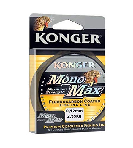 Konger Lenza da pesca MONOMAX FLUOROCARBON rivestita 0,12 mm-0,50 mm/150
