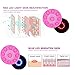 Massager for Enlargement Wireless Massage Electric Vibration Bust Lift Enhancer Machine with Hot Compress Function and Remote Control for Chest Enlargement Anti Sagging(Purple)
