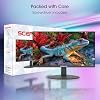 Monitor gamer Sceptre de 22 pulgadas, FHD 1080p, hasta 144Hz, HDMI, DisplayPort, altavoces integrados, negro (Serie E225W-FW144, 2026) 4