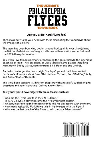 The Ultimate Philadelphia Flyers Trivia Book: A Collection of Amazing Trivia Quizzes and Fun Facts for Die-Hard Flyers Fans! - Thumbnail 2