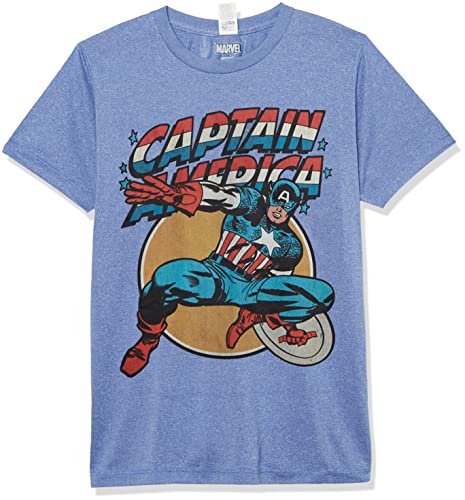 T-shirt Captain de Marvel pour garçon, parfait pour l'école et les jeux des enfants