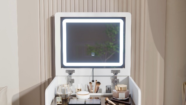 ♦️ドレッサー Amazon｜Timechee ドレッサー コンパクト テーブル ライト付き